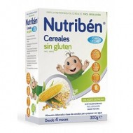 PAPILLAS NUTRIBEN CEREALES SIN GLUTEN CON LECHE ADAPTADA 300