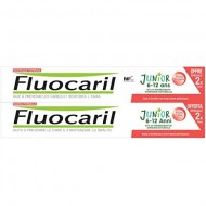 Fluocaril Junior 6-12 años Sabor Frutos Rojos Pack 2x1