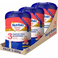 Nutribén Innova 3 - Pack de 3 Leches en Polvo Bebé Crecimiento