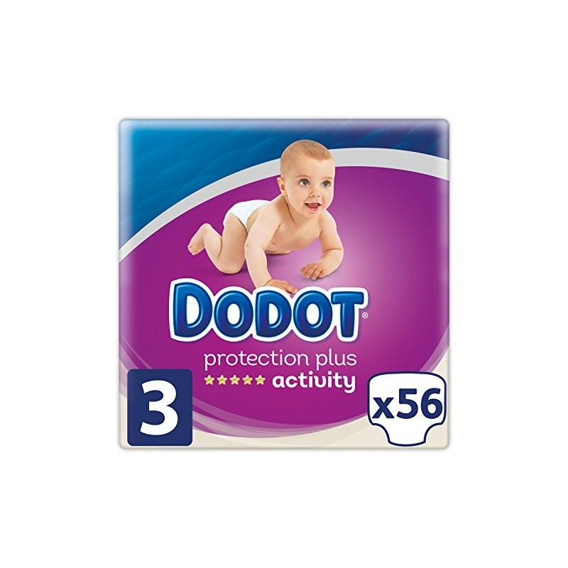 Dodot Protection Plus Activity Pañales Talla 3 (6-10 kg) 56