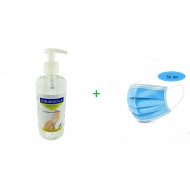 Pack 50 Mascarillas + Gel de manos 500 ml